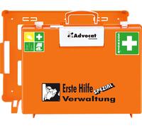 Mallette de premiers secours Advocat administration L400xH300xP150ca.mm orange SÖHNGEN