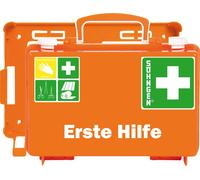 Mallette de premiers secours QUICK-CD de SÖHNGEN, conforme à la norme DIN 13157, orange