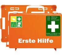 Mallette de premiers secours type 1 vide orange