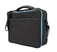 Mallette de Projecteur, Sac de Transport de Rangement de Voyage pour Vidéoprojecteur avec Base Antidérapante, Poches pour Accessoires, Bandoulière Réglable, Séparateurs de