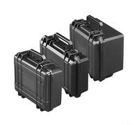 Mallette de rangement à outils anti-explosion avec insert en mousse personnalisable, indice d'étanchéité IP67 et boîte de protection anti-écrasement pour équipements d'extérieur, soupape de décharge