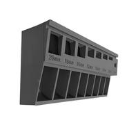 Mallette de rangement à vis transportable pour petites divisions, amandes et rondelles Solution de rangement d'atelier