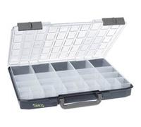 Raaco Coffret de rangement CarryLite 55 5x10-25/2 - 413 x 57 x 330 mm, 25 compartiments fixes