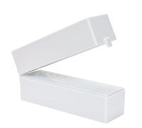 Mallette de rangement avec 30 compartiments pour perceuse à ongles, organisateur portable et présentoir pour perceuse à ongles, accessoires de salon (blanc)