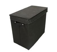 Mallette de rangement Comic - 24 x 34 x 39,4 cm - Robuste - Pliable - Boîte à documents empilable avec 3 compartiments pour bandes dessinées - Boîte de rangement - Pour la maison, le bureau et l'école