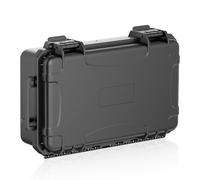 Mallette de rangement en ABS résistant aux chocs avec poignée ergonomique - Boîte de pièces de valise portable pour l'organisation des outils - Étui ABS résistant aux chocs