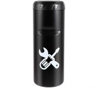 Mallette de rangement en plastique robuste pour outils de vélo avec ouverture de 6,73 cm de diamètre et coque de protection rigide pour une utilisation fiable dans toutes les conditions de conduite