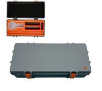 Mallette de rangement étanche pour accessoires Insta360 X6, Gris foncé | Organiseur de voyage pour caméra d'action, étui rigide, grande capacité, compatible avec perche à selfie, cartes