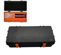 Mallette de rangement étanche pour accessoires Insta360 X6, Noir Style A | Organiseur de voyage pour caméra d'action, étui rigide, grande capacité, compatible avec perche à selfie, cartes