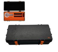 Mallette de rangement étanche pour accessoires Insta360 X6, Noir Style B | Organiseur de voyage pour caméra d'action, étui rigide, grande capacité, compatible avec perche à selfie, cartes