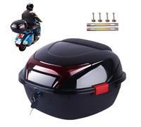 Mallette de rangement étanche pour moto avec grands réflecteurs
