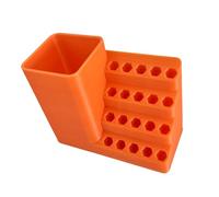 Mallette de rangement portable pour perceuse, 25 à 100 trous, outil ABS pour le rangement professionnel et privé des embouts de tournevis