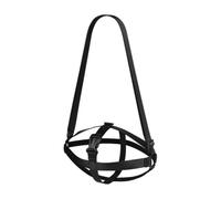 Mallette de rangement pour ballon de rugby avec fermeture à boucle et sangles réglables pour ballon de rugby, football, basket-ball (noir, taille S)