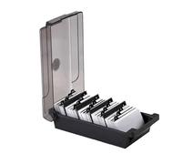 Mallette de rangement pour cartes - Boîte de rangement professionnelle - Grand support de bureau - Onglet alphabet durable pour réunions d'entreprise, foires, bureau, comptoir, espace de travail