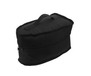 Mallette de Rangement pour Fer à Repasser Vapeur, Noire 300d | Polyester 300d, Sections Divisées, Protection Poussière et Eau, Transport Quotidien, Accès Rapide