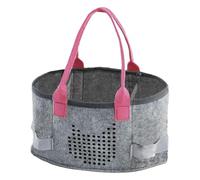 Mallette de rangement pour lecteur audio, valise de rangement portable pour poupée auditive, sac multifonction en feutre pour kit de démarrage et accessoires d'instruments de musique, rose, Refer to