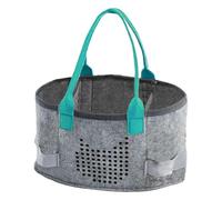 Mallette de rangement pour lecteur audio, valise de rangement portable pour poupée auditive, sac multifonction en feutre pour kit de démarrage et accessoires d'instruments de musique, bleu, Refer to