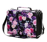 Mallette de rangement pour marqueurs, organisateur de marqueurs, porte-marqueurs, sac de rangement, organisateur de fournitures scolaires, récipient pour pinceaux de maquillage, stylo gel, multicolore