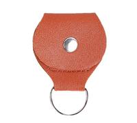 Mallette de rangement pour médiators de guitare, sac de rangement polyvalent avec porte-clés, sac d'organisation léger pour médiators, sac élégant pour médiators pour guitare, basse UK, rouille, Voir