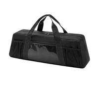 Mallette de rangement pour ustensiles de barbecue - 55,9 x 16,5 x 18,3 cm Grande boîte de rangement, poignées ergonomiques, cadre portable et plateau pour ustensiles de barbecue, pique-nique, camping