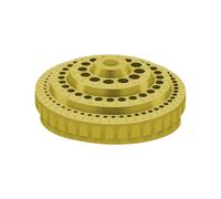 Mallette de rangement rotative à plusieurs compartiments avec rangement en couches pour outils efficacité, porte-fraise rotatif