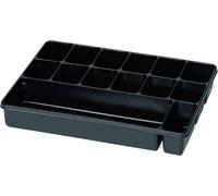 Mallette de rangement séparations fixes 815353 (L x l x H) 335 x 235 x 50 mm Nombre de compartiments: 14 1 pc(s)