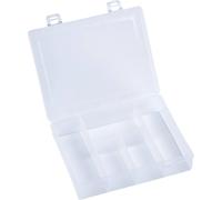 Mallette de rangement séparations fixes Hünersdorff 606120 (L x l x H) 180 x 140 x 40 mm Nombre de compartiments: 5 1 pc(s)