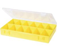 Mallette de rangement séparations fixes Hünersdorff 611800 (L x l x H) 335 x 225 x 55 mm Nombre de compartiments: 12 1 pc(s)