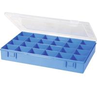 Mallette de rangement séparations fixes Hünersdorff 611900 (L x l x H) 335 x 225 x 55 mm Nombre de compartiments: 24 1 pc(s)