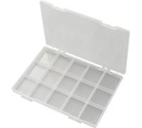 Mallette de rangement séparations fixes TRU COMPONENTS EKB-103 1566890 (L x l x H) 285 x 209 x 23 mm Nombre de compartiments: 15