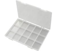 Mallette de rangement séparations fixes TRU COMPONENTS EKB-103 1566890 (L x l x H) 285 x 209 x 23 mm Nombre de compartiments: 15 1 pc(s)