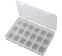 Mallette de rangement séparations fixes TRU COMPONENTS PP18-01 1566284 (L x l x H) 278 x 192 x 43 mm Nombre de compartiments: 18 1 pc(s)