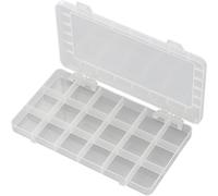 Mallette de rangement séparations fixes TRU COMPONENTS PP18-01 1570100 (L x l x H) 195 x 100 x 13 mm Nombre de compartiments: 18 1 pc(s)