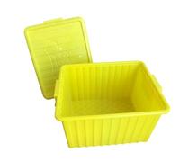 Mallette de service en plastique avec couvercle pour 8 cadres DB ou LG