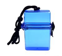 Mallette de sport étanche avec joint d'étanchéité et cordon pour garder les petits objets au sec pendant le kayak, le rafting, la natation et la plongée (bleu)