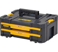Mallette de transport-composé d'une caisse de rangement vide-possède 2 tiroirs et 1 diviseur-capacité de charge maximale de 7,5 kg-DWST1-70706