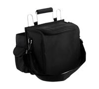 Mallette de transport multi-poches multifonction avec poches, Noir , 31cmx25.5cmx28.6cm, comme description