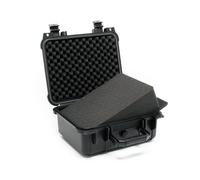 Mallette de transport Noire M 35x29,5x15cm Protection Étanche Ajustable Mousse