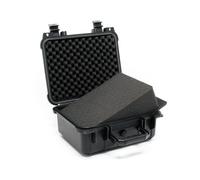 WilTec Mallette de Transport Noire Valise de Protection Ajustable Étanche Mousse Taille M 35x29,5x15cm