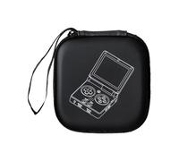 Mallette de Transport pour ANBERNIC RG35XXSP Étui pour Console de Jeux Etui de Protection Sac de Rangement de Voyage Anti-Chute Sac d'organisation Antichoc Sac à Main avec Poches en Filet
