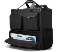Mallette De Transport Pour Tour Pc Bureau Avec Plusieurs Poches De Rangement, Sac À Dos Pour Tour Pc Gamer, Sac À Main Du Voyage Pour Clavier, Câble, Souris Et Casque (Conception Brevetée)