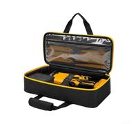 Mallette de transport robuste pour scie DCS380B pour chantier | Tissu Oxford 600D, revêtement imperméable, tissu indéchirable, finition noire, protection contre les intempéries