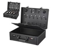 Mallette De Voyage pour Coiffeur - avec Serrures Grande Capacité Organisateur pour Tondeuses | Porte Ciseaux À Cheveux Et Fournitures De Voyage - pour Ciseaux et Fournitures de Salon et Table de