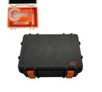 Mallette de Voyage pour Insta360 X6 Sac de Rangement Imprimé en 3D avec Doublure en TPU Rembourrage en Éponge Boîte de Rangement Résistante aux Chocs et aux Rayures