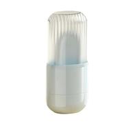 Mallette de voyage pour savon et outil à récurer avec couvercle hermétique - Indispensable pour l'organisation des bagages - Boîte à savon avec brosse amovible
