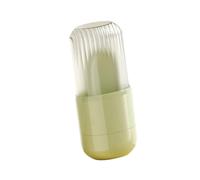 Mallette de voyage pour savon et outil à récurer avec couvercle hermétique - Indispensable pour l'organisation des bagages - Boîte à savon avec brosse amovible