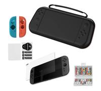 Mallette de Voyage pour Switch 2 Film de Protection d'Écran en Verre Trempé et Poignées en Silicone Set de Housse de Protection pour Switch 2 NS2 Accessoires de Jeu