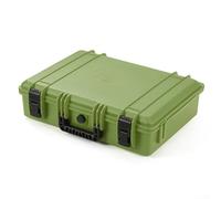 Mallette de voyage robuste pour Starlink Mini avec mousse et capacités imperméables (vert)