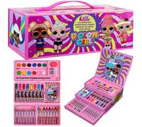 Mallette dessin et coloriage - L.O.L. Surprise! - Rose (52 pcs) - 8 feutres & 8 crayons - 12 disques peinture - 3 ans+
