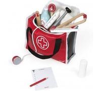 Mallette docteur avec 10 accessoires en bois - jouet d imitation medecin janod - jouet enfant - nouveaute G